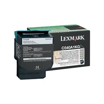 Lexmark C54x, X54x Black Return Programme Toner Cartridge (1K)