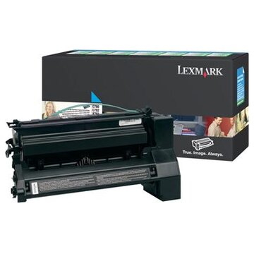 Lexmark C780, C782 Cyan High Yield Return Program Print Cartridge Cartuccia Toner Originale Ciano