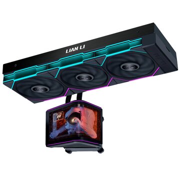 Hydroshift ii oled curved 360 uni fan tl - black