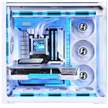 Case Lian Li O11 Dynamic EVO, vetro temperato Bianco