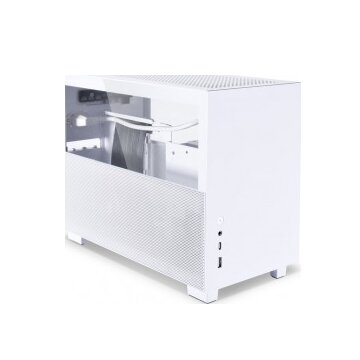 Lian Li Q58W3 Custodia Mini-ITX, Edizione PCIE 3.0 - bianco