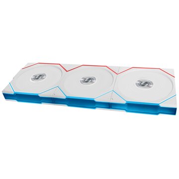 Lian Li UNI FAN TL Wireless confezione da 3 con controller - 120mm, Bianco