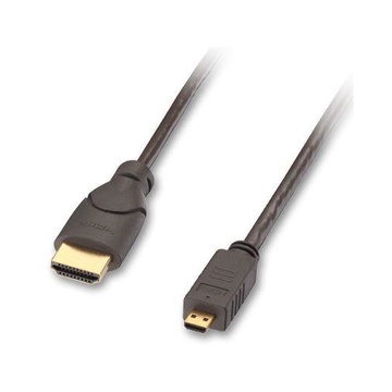 LINDY 2m HDMI/micro HDMI cavo HDMI HDMI Type A (Standard) HDMI Type D (Micro) Nero, Oro