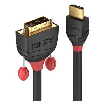LINDY 36274 5m HDMI Type A (Standard) DVI-D Nero cavo e adattatore video