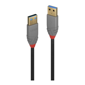 LINDY 36750 cavo USB 0,5 m 3.2 Gen 1 (3.1 Gen 1) USB A Nero