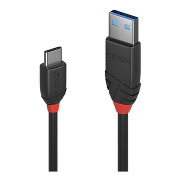 LINDY 36915 cavo USB 0,5 m 3.1 (3.1 Gen 1) USB A USB C Nero