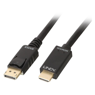 LINDY 36923 Cavo adattatore Displayport HDMI Nero