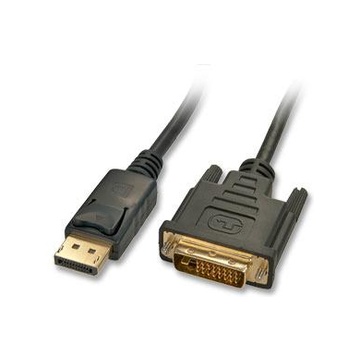 3m displayport/dvi cable 3m dvi-d displayport nero