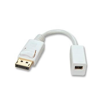 41060 cavo di interfaccia e adattatore dp mini-displayport bianco