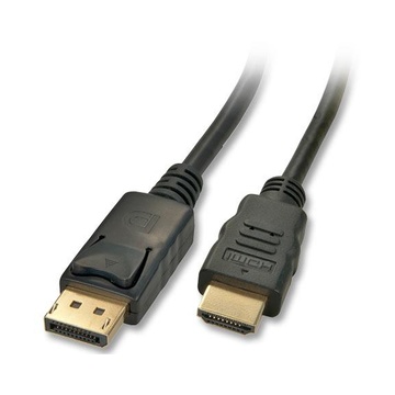 LINDY 41482 3m DisplayPort HDMI Nero cavo e adattatore video