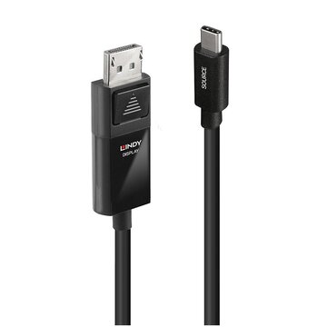 LINDY 43341 cavo e adattatore video 1 m USB tipo-C DisplayPort Nero