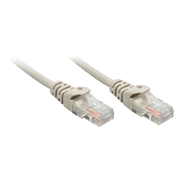 LINDY 48360 0.3m Cat5e U/UTP (UTP) Grigio cavo di rete