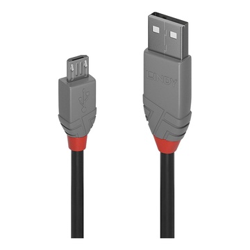 LINDY Cavo USB 0.5 Metri USB A Micro-USB B Maschio per Smartphone Android