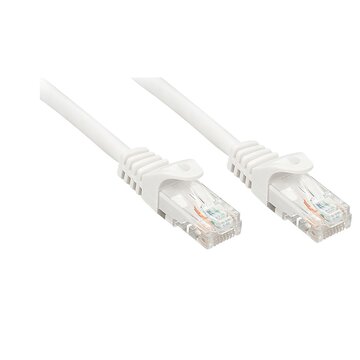 Rj-45/rj-45 cat6 3m cavo di rete bianco u/utp (utp)