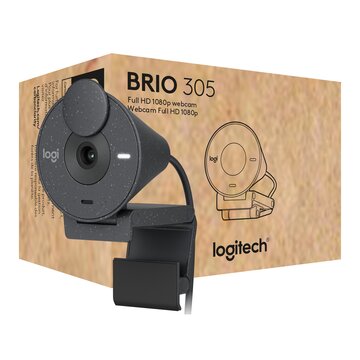 Brio 305 webcam 2 mp 1920 x 1080 pixel usb-c grafite