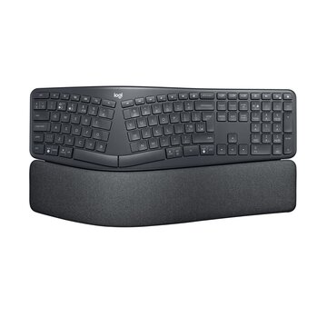 Ergo k860 tastiera ufficio rf senza fili + bluetooth us international grafite