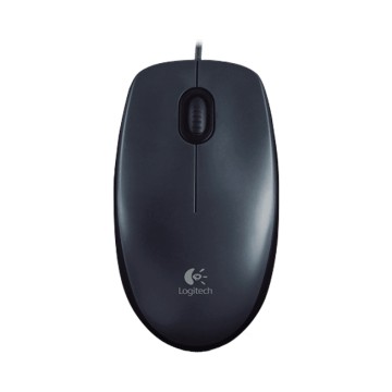 Logitech M100 USB Ottico 1000DPI Ambidestro Grigio