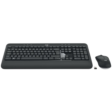 Logitech MK540 Advanced RF Wireless QWERTY Inglese UK Nero, Bianco