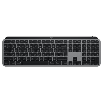 Mx keys per mac senza fili + bluetooth qwerty italiano alluminio, nero