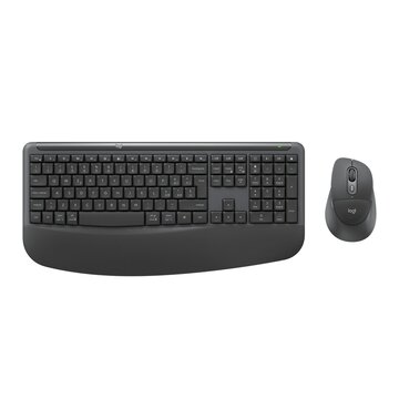 Signature comfort plus combo mk880 tastiera mouse incluso universale rf senza fili + bluetooth qwerty italiano grafite