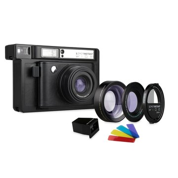 Lomography Lomo Instant Wide Black e kit di Lenti