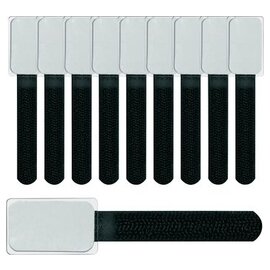 Label-the-cable mini fascetta sintetico nero 10 pz