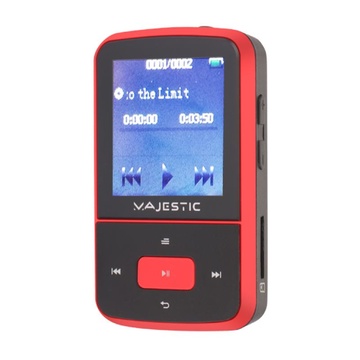 MAJESTIC BT-3284R MP3 Lettore MP3 Nero, Rosso