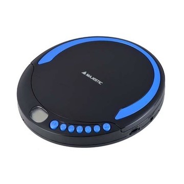 MAJESTIC DM-1550 Portable CD player Nero, Blu