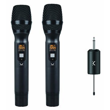 MAJESTIC MIC 720W Microfono per karaoke Wireless Nero