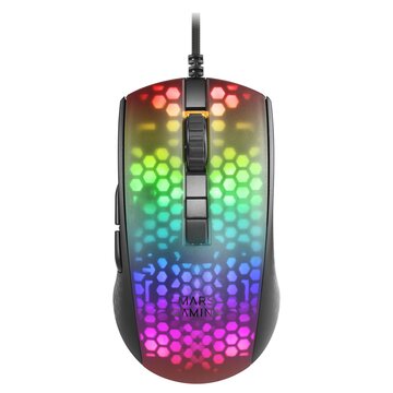 MarsGaming Mars Gaming MMR mouse Mano destra USB tipo A Ottico 12800 DPI