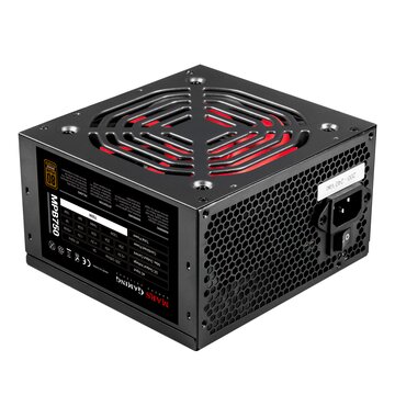 Mars gaming mpb750 750 w 20+4 pin atx nero, rosso