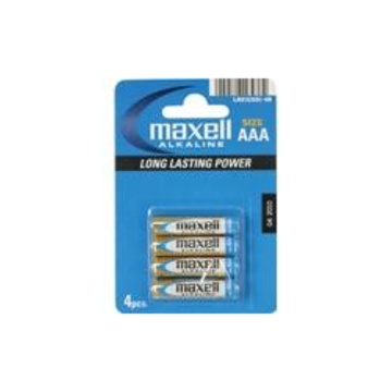 Maxell Battery Alkaline LR-03 AAA 4-Pack Batteria monouso Alcalino