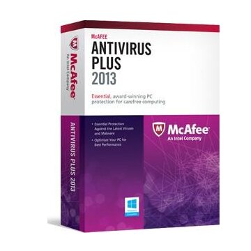 Mcafee Plus 2013 AntiVirus 3u 3 licenza/e