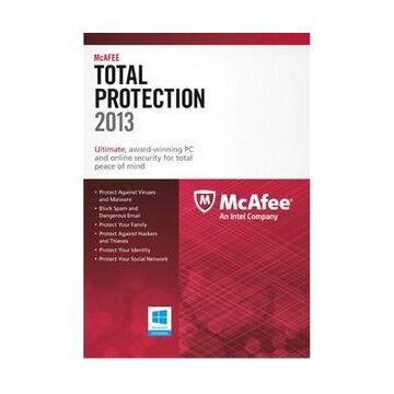 Mcafee Total Protection 2013 3u DEU FRE ITA ENG Tedesca Inglese Finlandese ITA 3 licenza/e