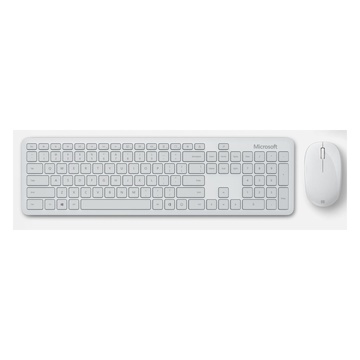 Microsoft Kit Desktop Tastiera + Mouse Bluetooth Bianco