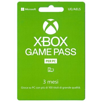 Microsoft XBOX Gamepass 3 Mesi PC