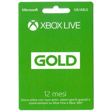 Xbox gold 12 mesi