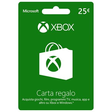 Xbox live 25 euro - carta regalo xbox