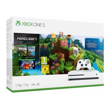 Microsoft Xbox One S + Minecraft Creators Bianco 1000 GB Wi-Fi