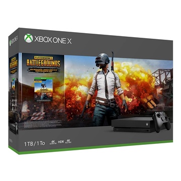 Microsoft Xbox One X + Playerunknown's Battlegrounds Nero 1000 GB Wi-Fi