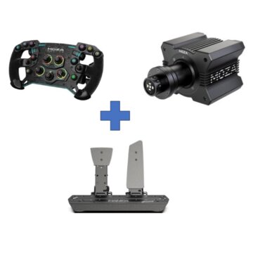 Moza Racing R9 Sprint Bundle COMPLETO con volante GS V2 GT (30cm) autentico look da Formula 1