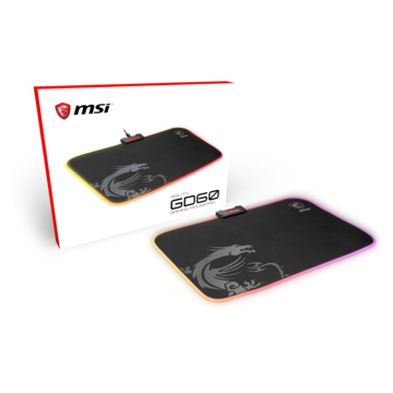 MSI Agility GD60 Tappetino per Mouse RGB Nero