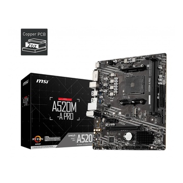 MSI AM4 A520M-A PRO Micro ATX