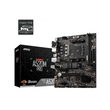 MSI AM4 A520M PRO Micro ATX