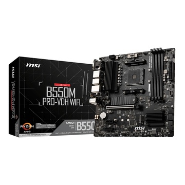 MSI AM4 B550M PRO-VDH WIFI Micro ATX AMD B550