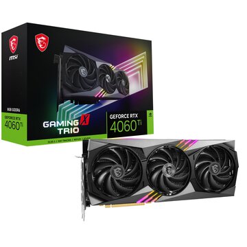 MSI GeForce RTX 4060 Ti GAMING X TRIO 8G NVIDIA 8 GB GDDR6