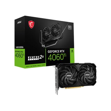 MSI GeForce RTX 4060 TI VENTUS 2X BLACK 16G OC 16GB GDDR6