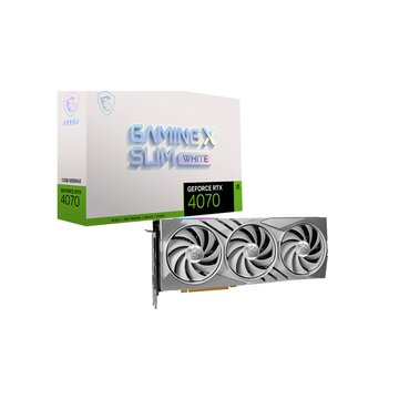 MSI GeForce RTX 4070 GAMING X SLIM WHITE 12G GDDR6X