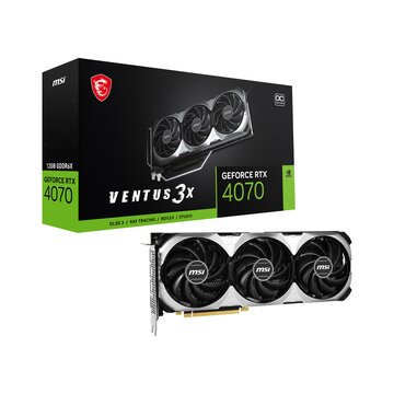 MSI GeForce RTX 4070 VENTUS 3X 12G OC DLSS 3 - Ricondizionata , scatola anonima , perfette condizioni