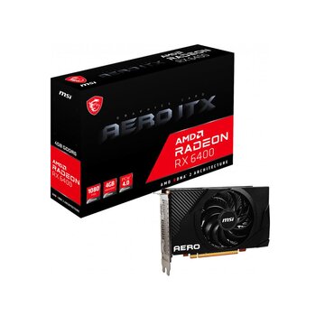 MSI Radeon RX 6400 AERO ITX 4G AMD 4 GB GDDR6